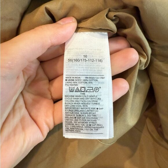 Banana Republic Voyage Belted Trench Jacket Khaki - Picture 10 of 14